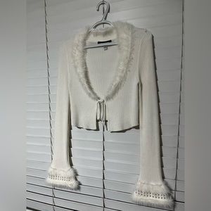 Urban Outfitters fur cardigan